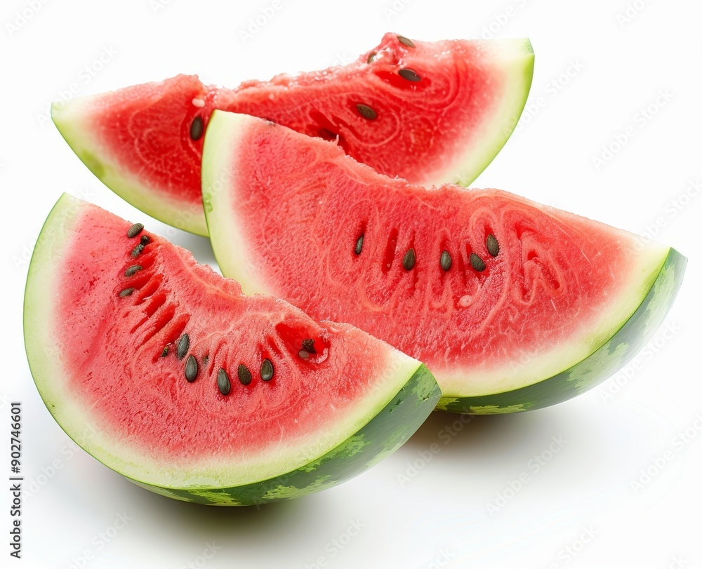 Freshly Cut Watermelon Slices Freshly Cut Watermelon Slices