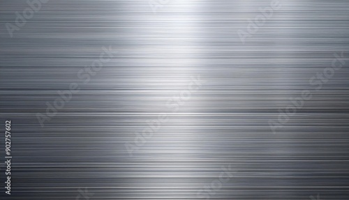 A sleek brushed metal texture with subtle horizontal lines. The texture has a cool silver tone with a soft sheen photo