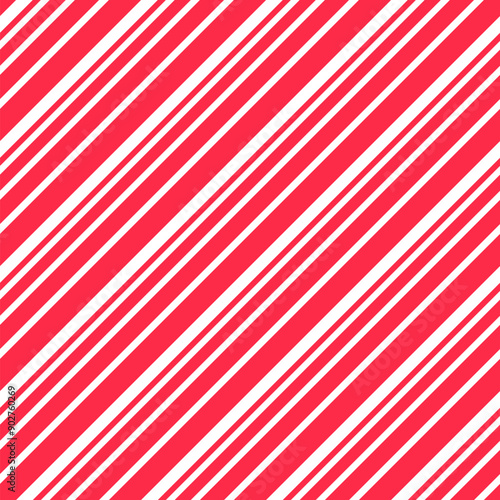 Christmas diagonal striped seamless pattern. Gift wrapping paper texture.