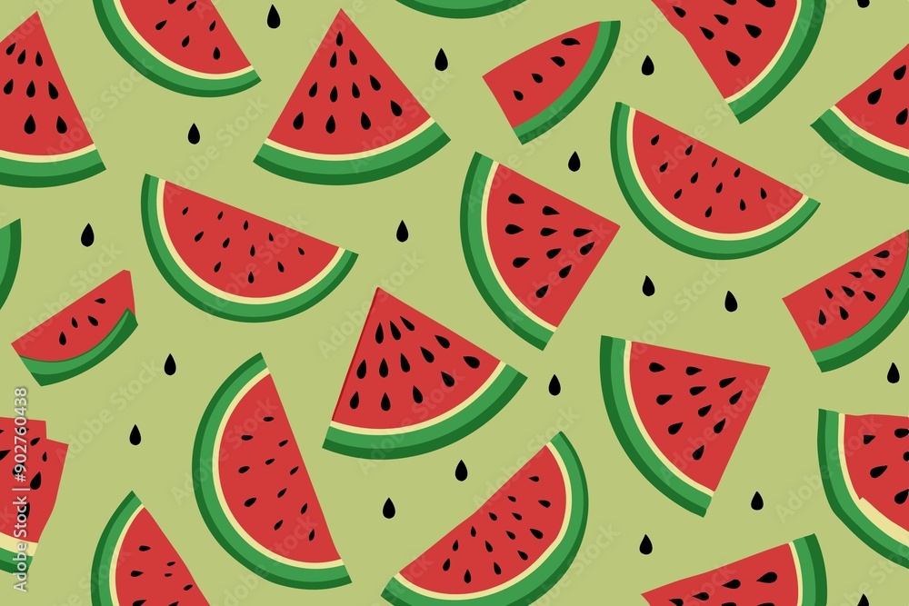 seamless background with watermelon seamless background with watermelon