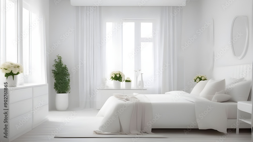 modern bedroom interior