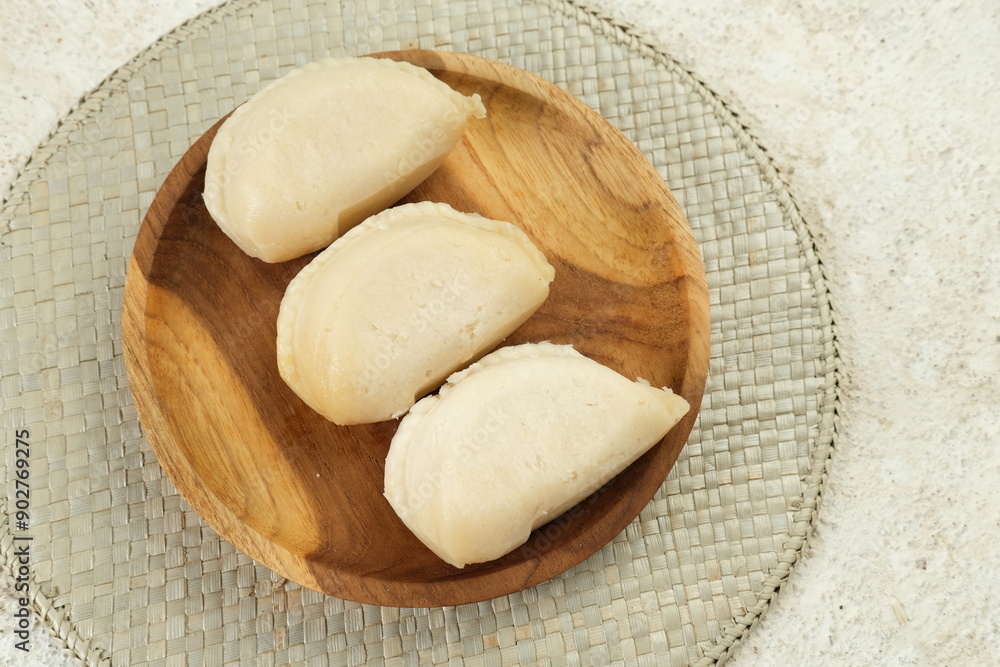 Gemblong Cotot is a typical Central Javanese snack made from cassava with various fillings, e.g.chocolate ,durian etc. Gemblong Cotot is a typical Central Javanese snack made from cassava with various fillings, e.g.chocolate ,durian etc.