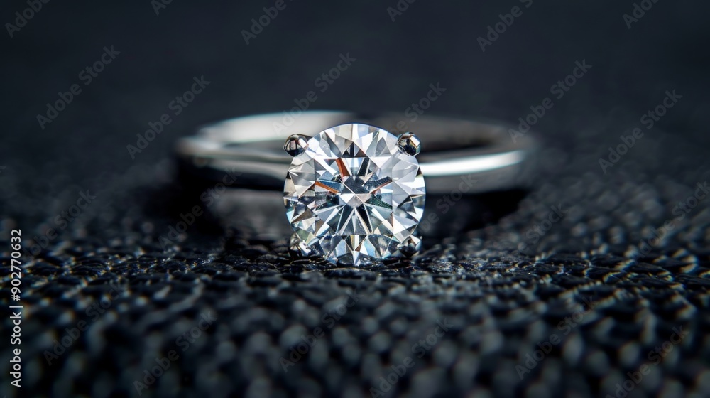 Diamond Ring Close-Up.