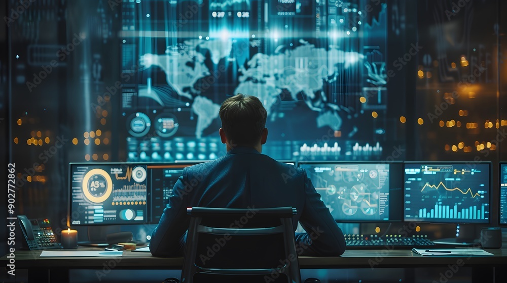 Future Business: Embracing Technology concept Future Business: Embracing Technology concept