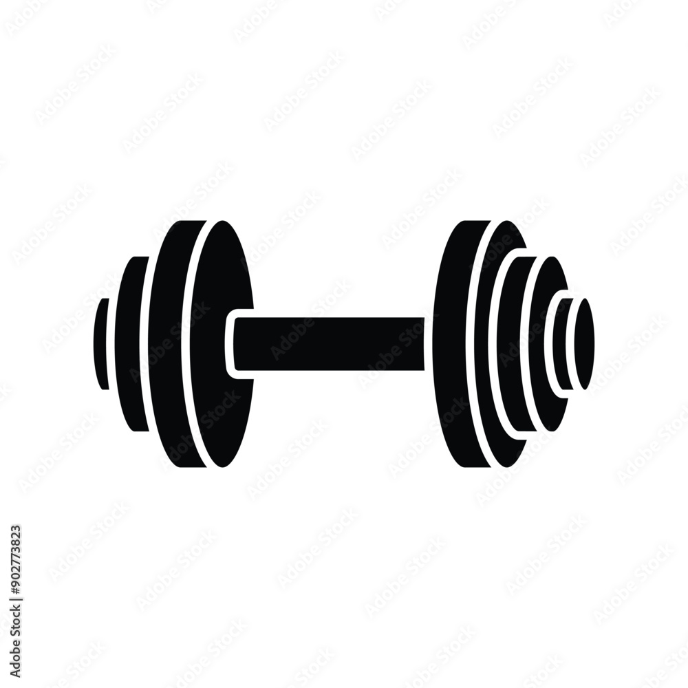 dumbbell icon vector design template simple and clean dumbbell icon vector design template simple and clean