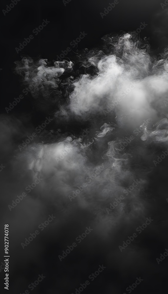 Fototapeta premium mist black background