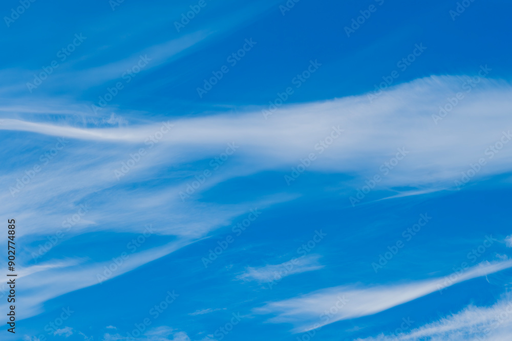 Blue cloudy sky background Blue cloudy sky background