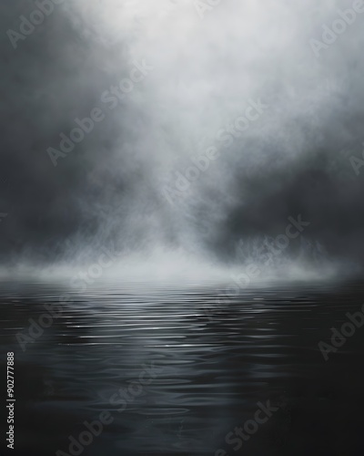 mist black background