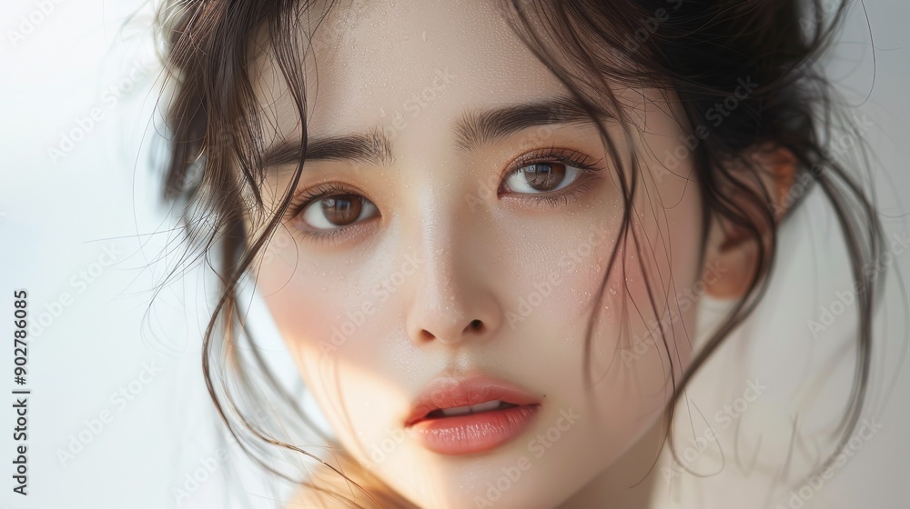 Portrait of asian women skincare model Portrait of asian women skincare model
