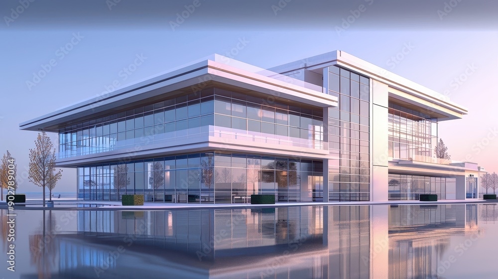 3D Model Business Center 3D Model Business Center
