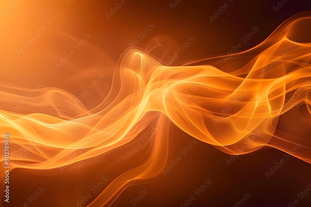 Fototapeta premium orange smoke background