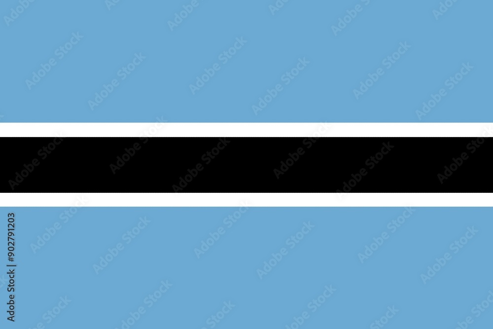 Naklejka premium country flag, botswana flag, flag, Botswana, country, travel, national, nation