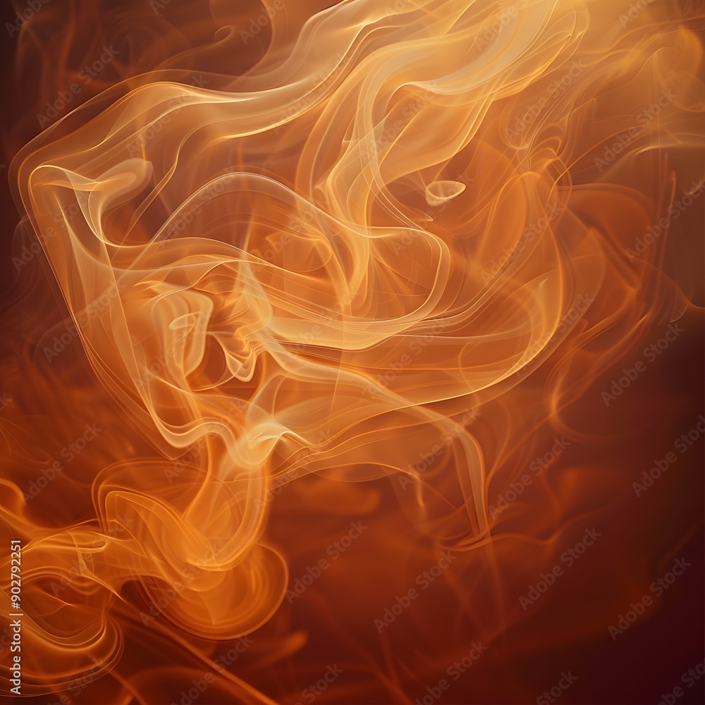 Obraz premium orange smoke background