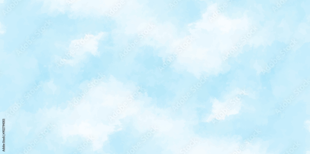 blue sky with clouds. Light sky blue shades watercolor background. Sky Nature Landscape Background. sky background with white fluffy clouds.>< blue sky with clouds. Light sky blue shades watercolor background. Sky Nature Landscape Background. sky background with white fluffy clouds.><