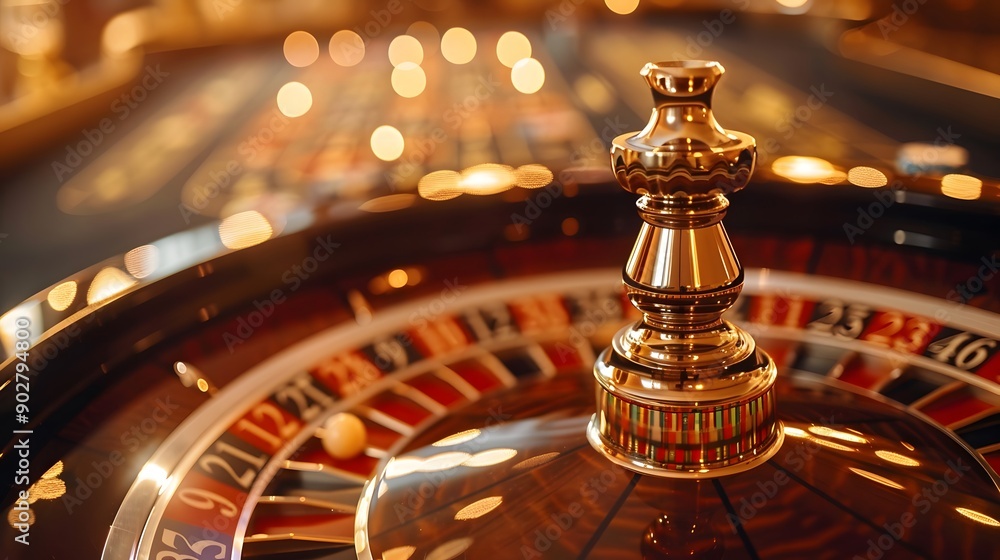 Glittering Roulette Wheel. Glamorous casino theme concept Glittering Roulette Wheel. Glamorous casino theme concept