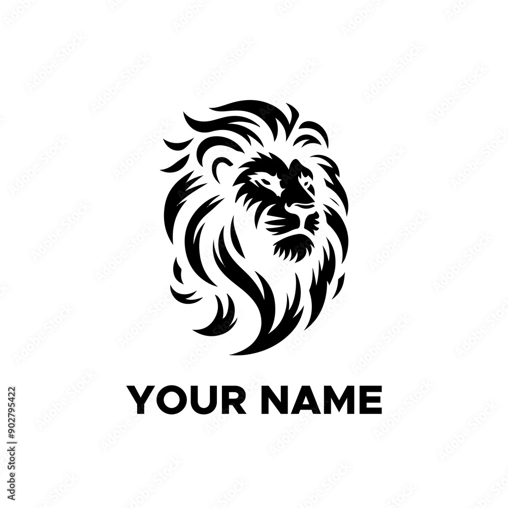 black lion head vector black lion head vector