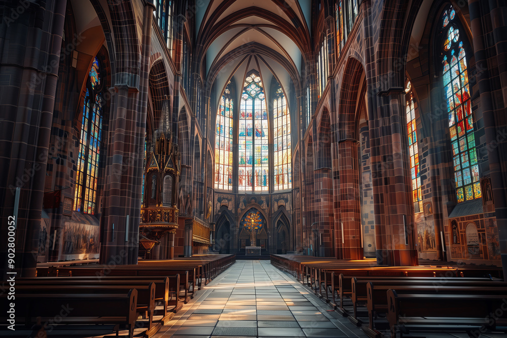 Architecture inside the cathedral. Architecture inside the cathedral.