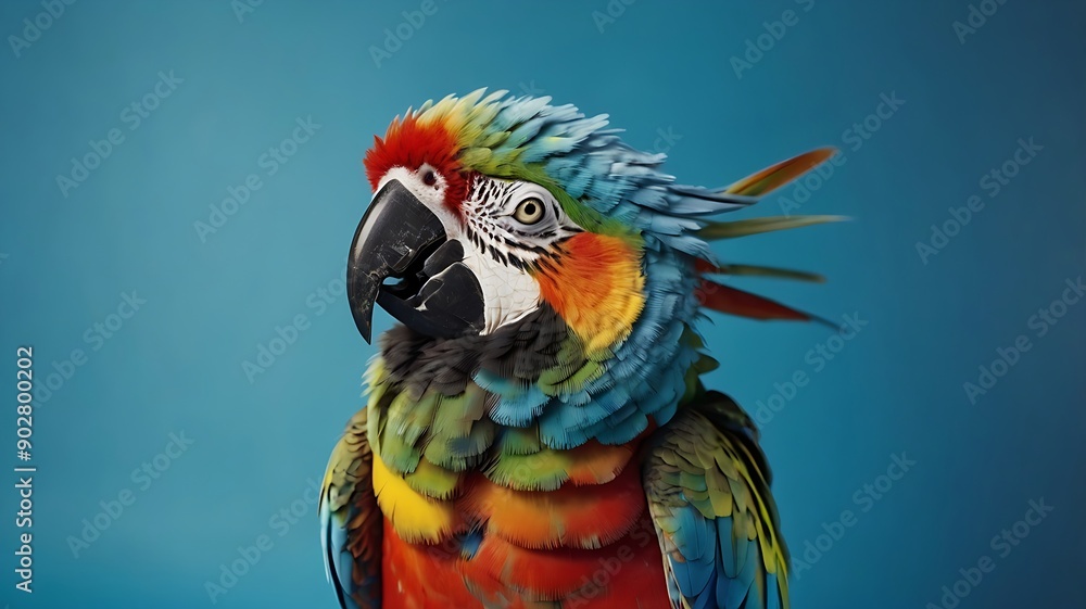 Obraz premium blue and yellow macaw