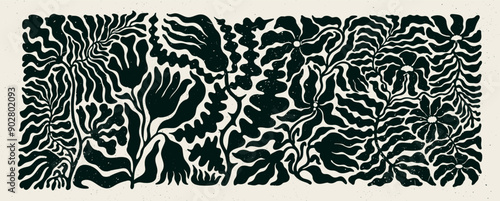 Floral Abstract Vector graphic Art