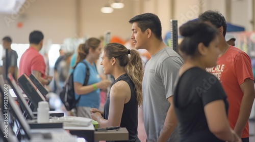 community event focused on healthy living, featuring workshops on nutrition, fitness classes