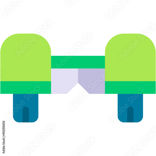 Vector Icon Hover board, Futuristic, Science Fiction, Skateboard, Skater, Skating