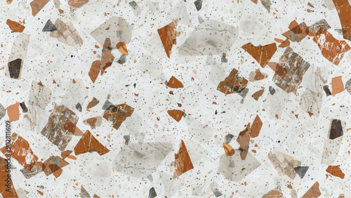 color marble texture, black marble background, trendy colorful venetian terrazzo tile background . realistic marble texture with stone fragments.