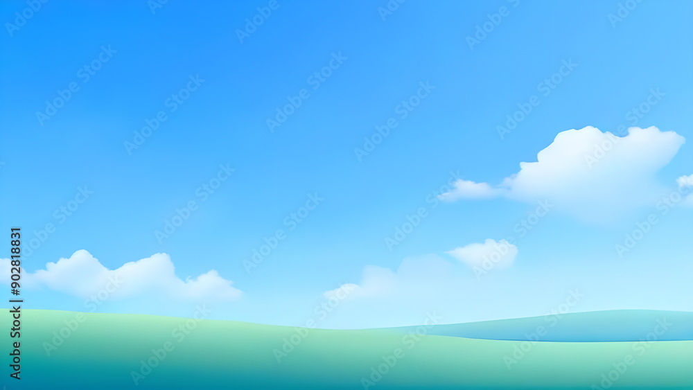 backdrop with blue sky backdrop with blue sky