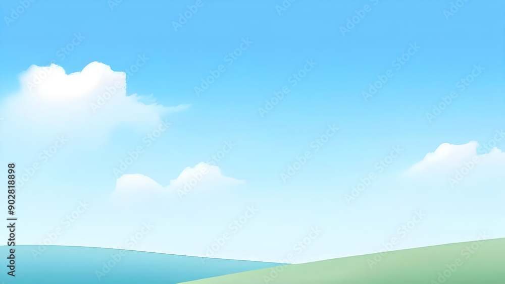 backdrop with blue sky backdrop with blue sky