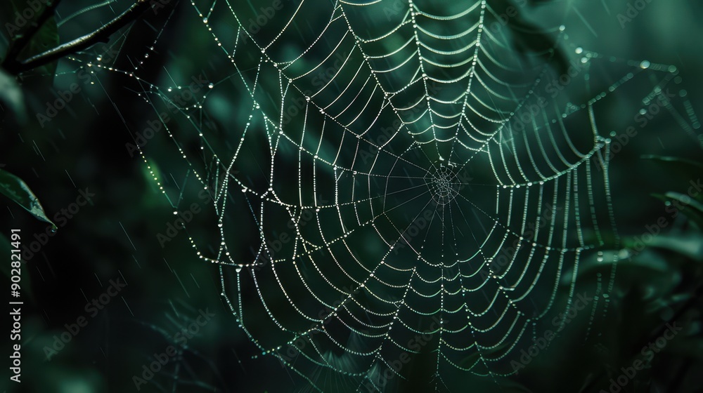 The spider's intricate web The spider's intricate web