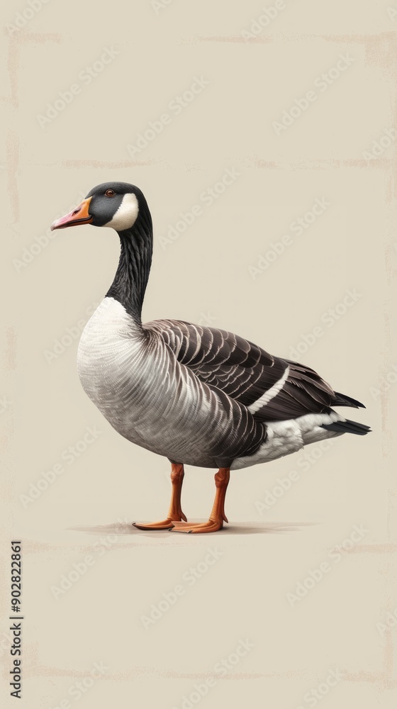 goose isolated on white background goose isolated on white background