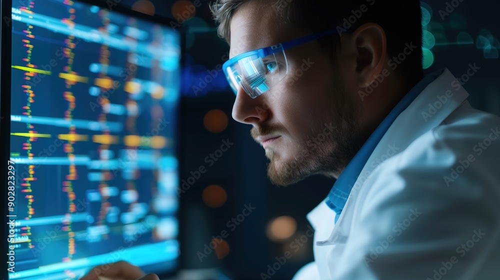 Genetic Data Analysis in Genomics: Doctor Utilizing Personalized Medicine on Computer Genetic Data Analysis in Genomics: Doctor Utilizing Personalized Medicine on Computer
