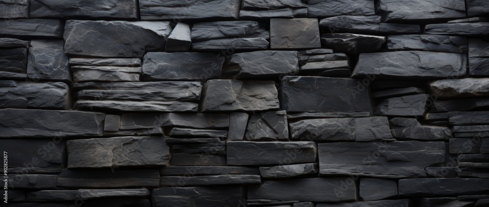 Black Stone Wall Texture Black Stone Wall Texture