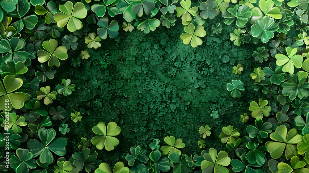 clover background with copy space clover background with copy space