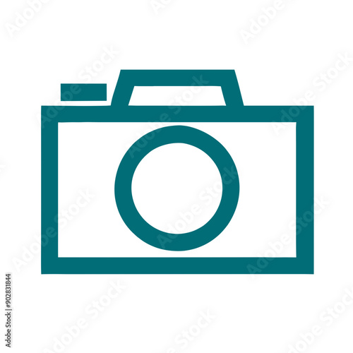 Photo camera icon, social media concept