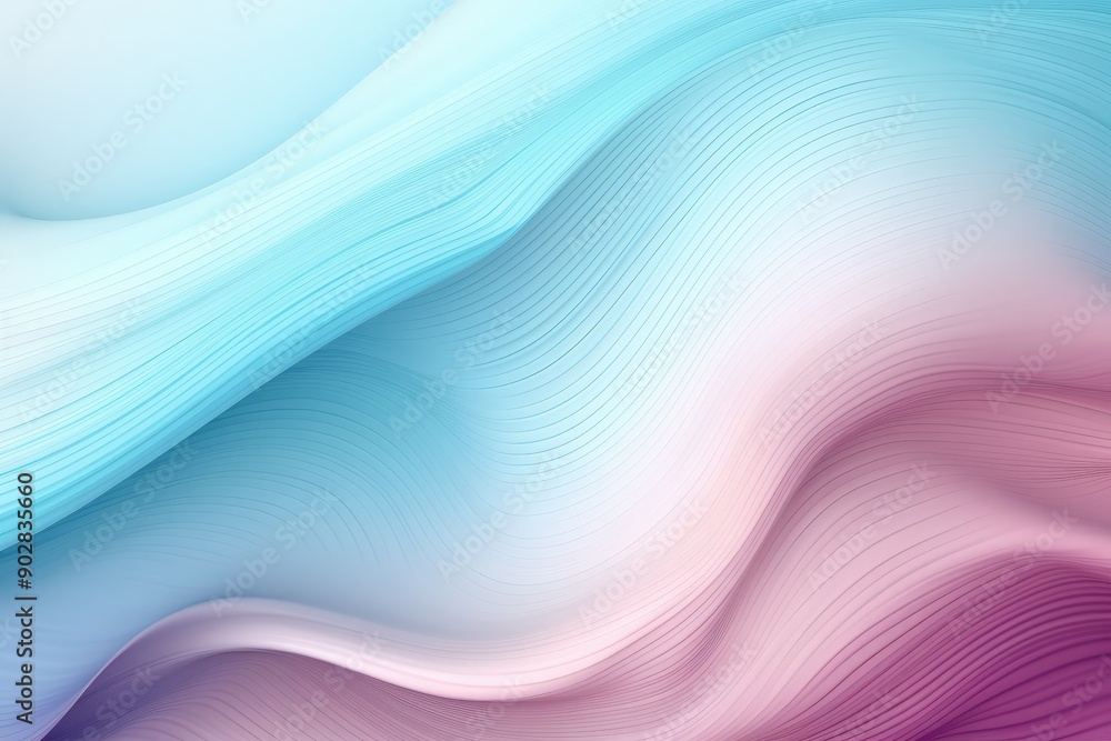 Obraz premium Abstract Wavy Gradient Background