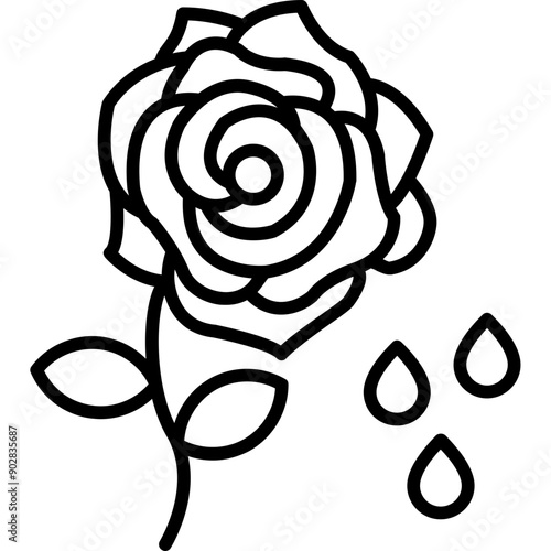 Rose Water Icon