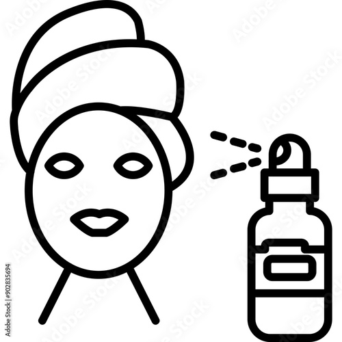 Facial Mist Icon