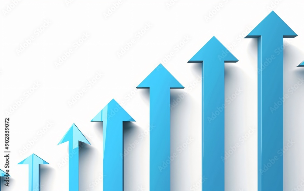 blue arrow up blue arrow up