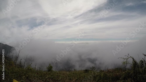 fog in the mountains