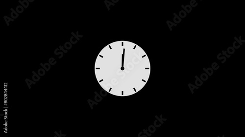 Wallpaper Mural Abstract 24 Hours Clock Icon Day Fast Speed and Clock Timer Rotation 360 UHD Animation. Torontodigital.ca