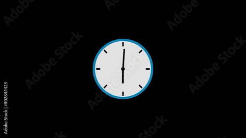 Wallpaper Mural Abstract 24 Hours Clock Icon Day Fast Speed and Clock Timer Rotation 360 UHD Animation. Torontodigital.ca