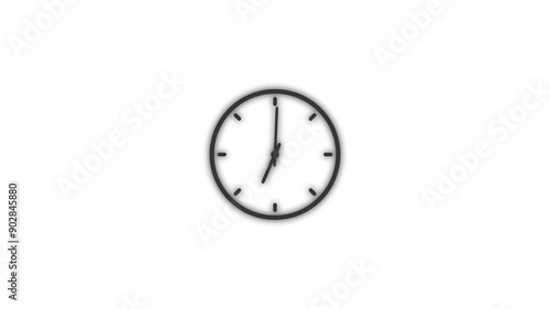 Wallpaper Mural Abstract Clock Icon 24 Hours Counting Down Timer Clock Animation. Torontodigital.ca