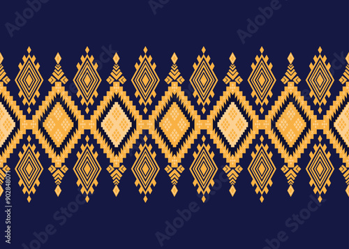 seamless pattern native geometric shape fabric and carpet
