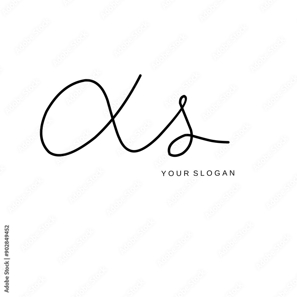 Xs Initial signature logo vector design Xs Initial signature logo vector design