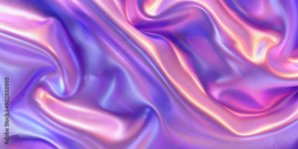 Fototapeta premium Abstract Holographic Fabric