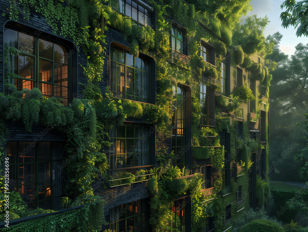 Fototapeta premium Green building