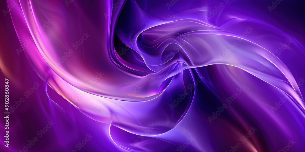 Fototapeta premium Abstract Purple Swirls