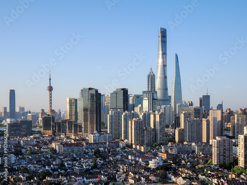 Shanghai Lujiazui CBD skyline
