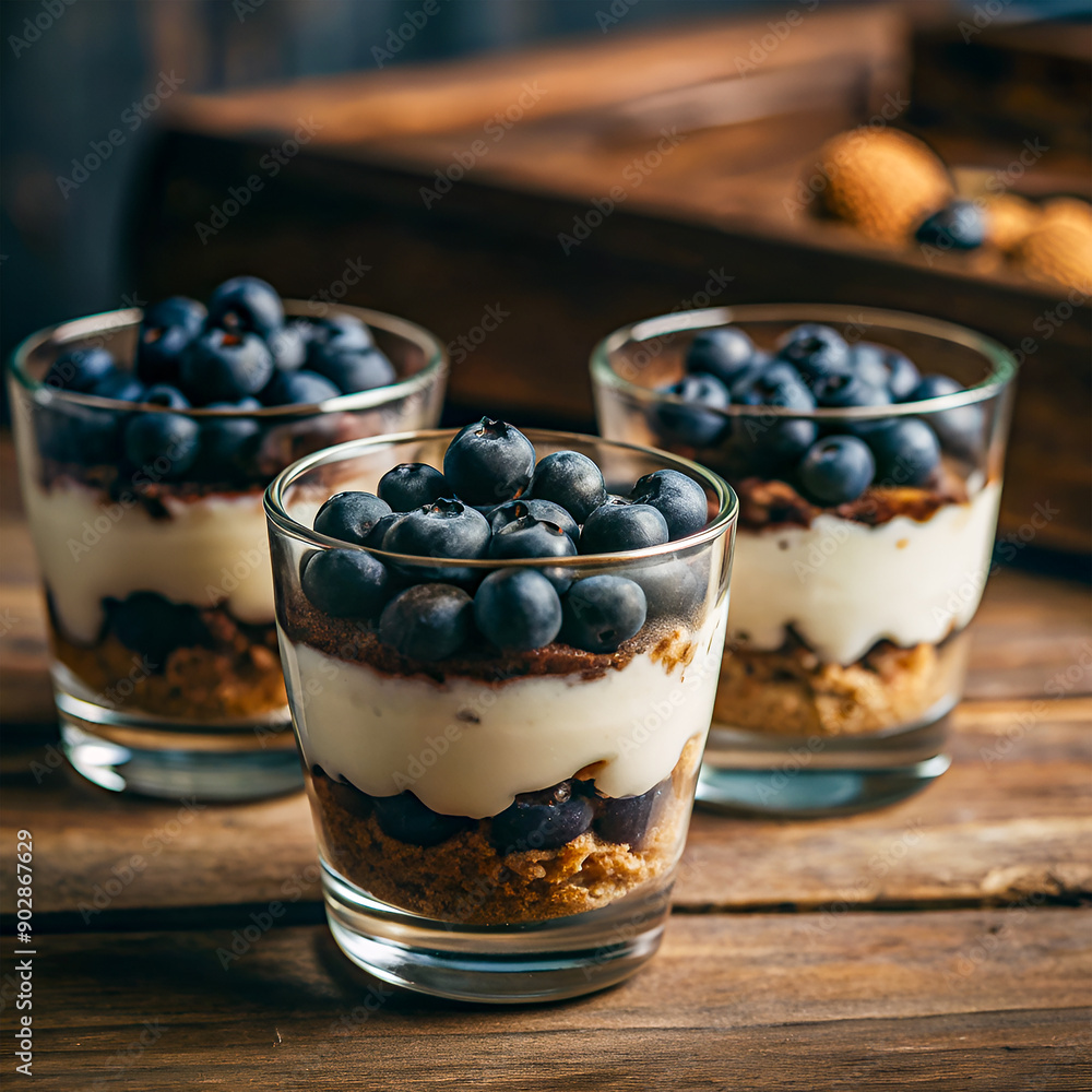 Blueberry Cheesecake Parfaits Blueberry Cheesecake Parfaits