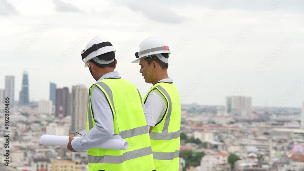 How about: “A smiling construction worker wearing a helmet on a buildingr” How about: “A smiling construction worker wearing a helmet on a buildingr”